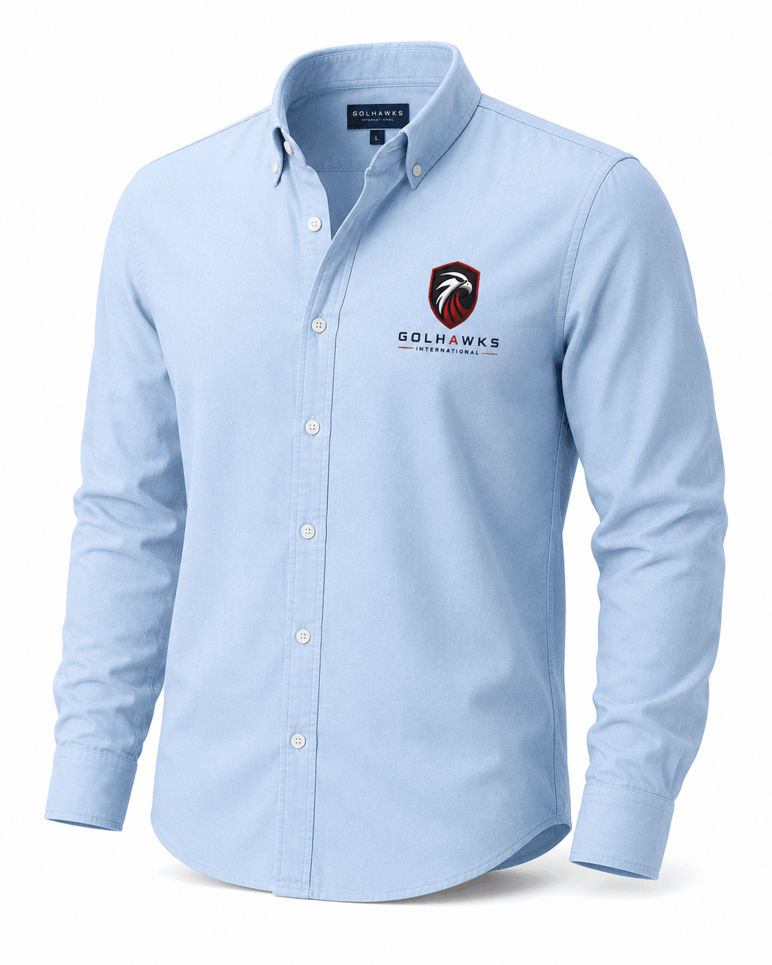 Cotton Oxford Button-Down Shirt - Custom COTTON & CASUALWEAR Manufacturing View 1 | GolHawks International Sialkot