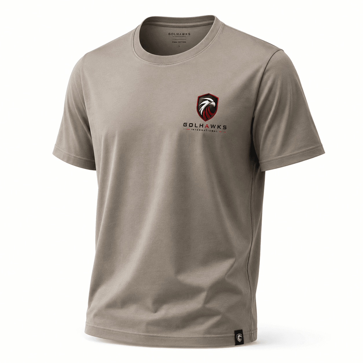 Luxury Pima Cotton Crewneck Tee - Custom COTTON & CASUALWEAR Manufacturing by GolHawks International Sialkot