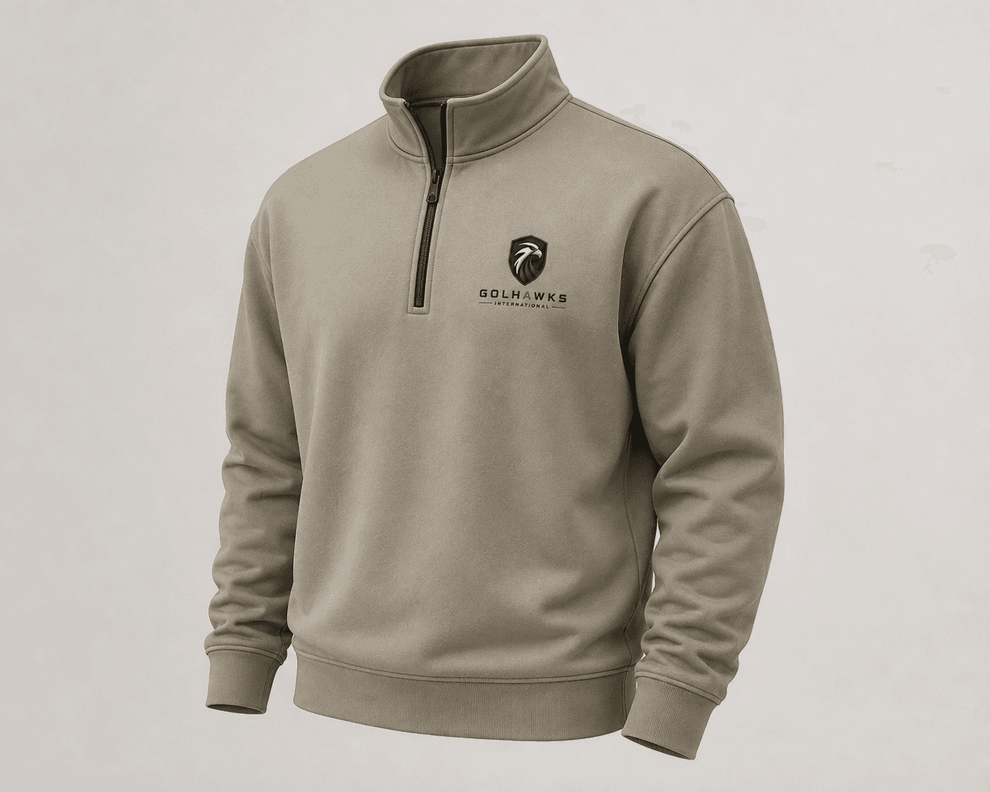 Quarter-Zip Fleece Pullover Sweatshirt - Custom FLEECE & STREETWEAR Manufacturing View 1 | GolHawks International Sialkot
